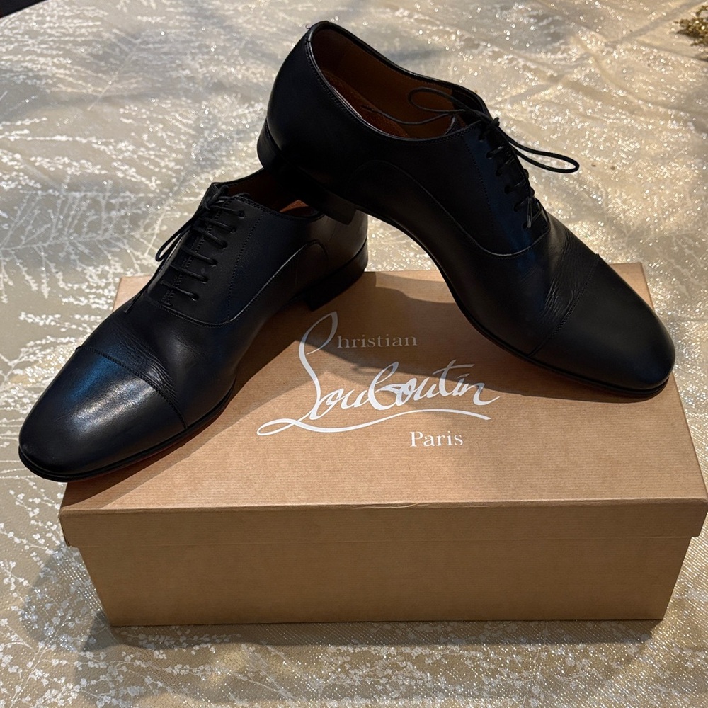 Christian Louboutin Black Oxfords